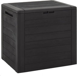vidaXL - Tuinbox - 58,5x46x55 - cm - polypropeen - bruin