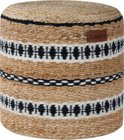 SADAYA - Poef - Beige - Jute