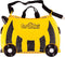 Trunki Ride-On Bij Bernard - Kinderkoffer - 46 cm - Geel