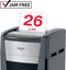 Rexel Momentum Extra XP426+ Ultrastille Papierversnipperaar voor Kantoor - P-4 Snippers - Vernietigt tot 26 Vellen - Zwart