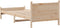 vidaXL - Bedframe - zonder - matras - massief - grenenhout - 90x200 - cm