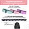 Positive Things Resistance Bands - Set van 4 weerstandsbanden - Full body fitness elastieken - Pastel roze