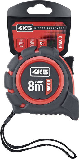 4K5 Tools RMX 8 RollMeter 8m 606.100-8 Rolmaat 8 m