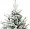 vidaXL - Kunstkerstboom - met - sneeuwvlokken - 180 - cm - PVC - en - PE - groen