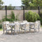 vidaXL - Doorzichtig - zeildoek - met - zeilringen - 2x6 - m - PVC