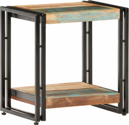 vidaXL - Bijzettafel - 40x30x40 - cm - massief - gerecycled - hout