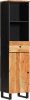 vidaXL - Badkamerwandkast - 38x33x160 - cm - massief - acaciahout