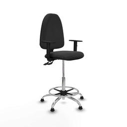 Piqueras y Crespo B1D05RT - Bureaustoel - Hoogteverstelbaar met armleuning - Donker grijs