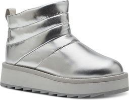 TAMARIS - WL Boot - Vegan - 4,5 cm plateauhak - Zilver - Maat 41