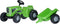 Kiddy Futura - Tractor - Groen