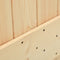vidaXL - Schuifdeur - met - beslag - 90x210 - cm - massief - grenenhout