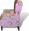 vidaXL Fauteuil met patchwork ontwerp stof