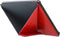 Origami Sleepcover Geschikt voor Kobo Libra H2O Hoes Rood + Screenprotector + Oplader * - ereader hoesje - cover