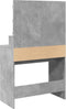 vidaXL - Kaptafel - met - LED - 80x41x134,5 - cm - betongrijs