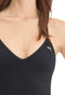 PUMA Swim - V-Neck Crossback Badpak - Comfortabele pasvorm - Zwart