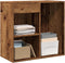 vidaXL - Cosmeticakast - 80x40x75 - cm - bewerkt - hout - oud - houtkleurig