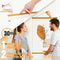 Houten Posterhanger met Magneet Bevestiging 21 cm Teak