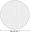 vidaXL - Vloerkleed - rond - 100 - cm - bamboe - zwart