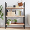 vidaXL - Wandschap - 80x50x(2-6) - cm - onbehandeld - massief - eikenhout
