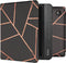 imoshion E-reader Hoesje - Geschikt voor Kobo Libra H2O - Design Slim Hard Case Sleepcover Bookcase met stand - Black Graphic