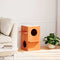 vidaXL - Kattenhuis - 43x43x60 - cm - massief - grenenhout - wit