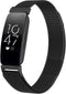 iMoshion Bandje Geschikt voor Fitbit Inspire Maat M - iMoshion Milanees magnetische band met installatiehulp - Zwart