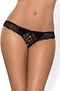 Obsessive - Miamor Kruisloze String Zwart L/XL
