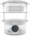Taurus Salutecook 2mand(en) Vrijstaand 800W Transparant, Wit stomerkoker