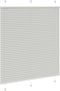 vidaXL - Plissé - rolgordijn - 115x100 - cm - stofbreedte - 114,4 - cm - polyester