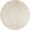 vidaXL - Vloerkleed - OVIEDO - laagpolig - Ø - 100 - cm - beige