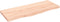 vidaXL - Wastafelblad - 100x40x(2-4) - cm - onbehandeld - massief - hout