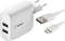 Belkin WCD001VF1MWH - Oplader - 2 USB-A poorten 12W per poort - Wit