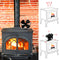 YL-201 4-bladige open haardventilator Kachelventilator Verwarmde ventilator Warmte-aangedreven Eco-ventilator