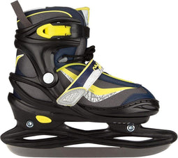 Nijdam Thunder - IJshockeyschaats - Verstelbaar - Semi-Softboot - Grijs (1 paar)