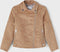 NAME IT NKFMINA - Faux Suede Biker Jack - Zilveren Details - Maat 140 (2022)