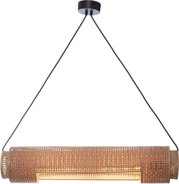 GOOD&MOJO Hanglamp Bhutan - Bamboe - 85x15x15cm - - Hanglampen Eetkamer, Slaapkamer, Woonkamer