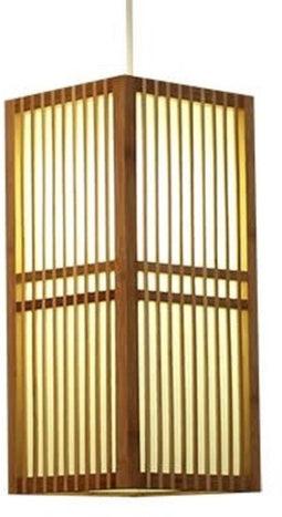 Fine Asianliving Shoji Hanglamp - Bamboe - Rechthoek - Naturel - B17xD17xH37cm