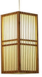 Fine Asianliving Shoji Hanglamp - Bamboe - Rechthoek - Naturel - B17xD17xH37cm
