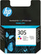 HP 305 - Inktcartridge - Cyaan Geel Magenta - (2ml)
