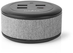 Nedis FSCSPD100GY - Tafeloplader - 18 W USB-C met Power Delivery en USB-A - Grijs