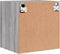 vidaXL - Tv-wandmeubel - 40,5x30x40 - cm - bewerkt - hout - grijs - sonoma