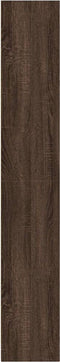 vidaXL - Boekenkast - 57x28,5x174 - cm - bewerkt - hout - bruin - eikenkleurig