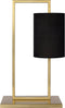 Atmooz - Tafellamp Urbino - E27 - Eetkamer / Slaapkamer / Woonkamer - Kleur : Goud Brons - Hoogte : 61cm - Metaal