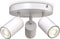 B.K.Licht - Plafondspot - 3 lichtpunten draaibaar en kantelbaar - wit (1 stuk)