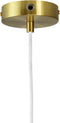 Dyberg Larsen Arp - Hanglamp E27 25W Opaal Goud 25 X 32 Cm