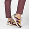 PS Poelman Minion Dames Sneakers - Lage Sneakers - Shiny Details - Bordeaux Beige Multi