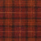 Brillenetui Bruin met Oranje Ruit - Harris Tweed - Metalen Clip - Glen Appin of Scotland