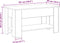 vidaXL - Zwarte - Eikenhouten - Salontafel - - - 101x49x52 - cm - Gemaakt - van - Geënginieerd - Hout