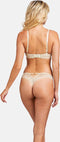 Sapph Madison - Thong - Kanten achterpand met opening - Champagne