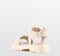 PS Poelman SATURNOS - Dames Sandalen - Chunky - Crème - Maat 38